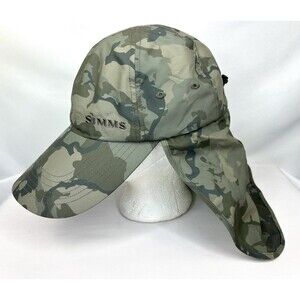 SIMMS Simms Sunshield Cap Hat Camo Fishing Outdoors Hiking Camp OSFA